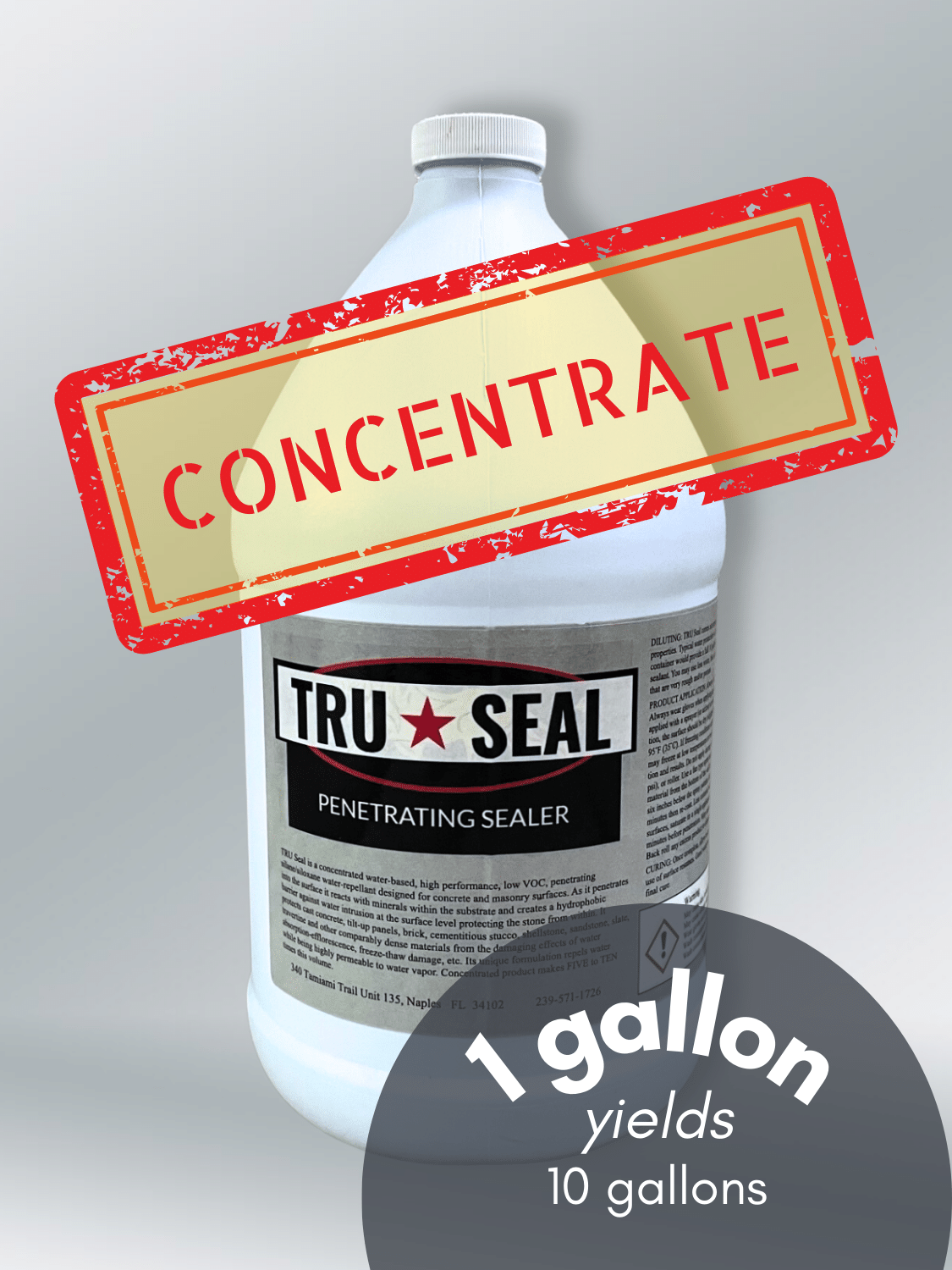 1 gallon, CONCENTRATE Penetrating Sealer